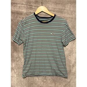 Lost Surf Brand Striped T-Shirt Blue Gray size M